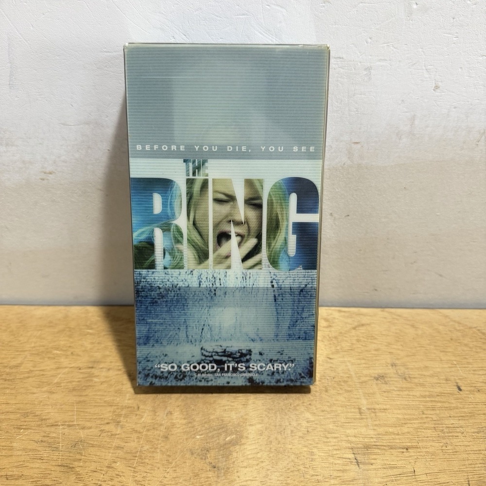 The Ring (VHS, 2003, Plastic Slipsleeve) Naomi Watts, Martin Henderson Horror